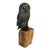 Late 20th Century Labradorite Carved Owl For Sale