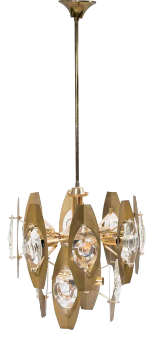 Chandelier by Angelo Gaetano Sciolari for Oscar Torlasco, 1960s