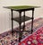 Wood Antique English Flip Top Game Table Barley Twist Side Table Carved Oak C. 1930s For Sale - Image 7 of 17