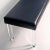 Contemporary Modern Prism Bench in Navy Leather For Sale - Image 3 of 5