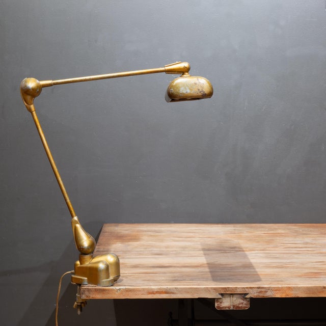 Art Deco Flexo Industrial Floating Arm Task Lamp c.1943 For Sale - Image 4 of 9