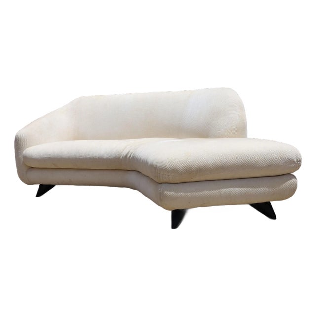 Vladimir Kagan Angle Tangent Sofa For Sale