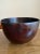 Mid-Century Modern Large Hand-Carved Minimalist Midcentury Modern Rosewood Bowl For Sale - Image 3 of 10