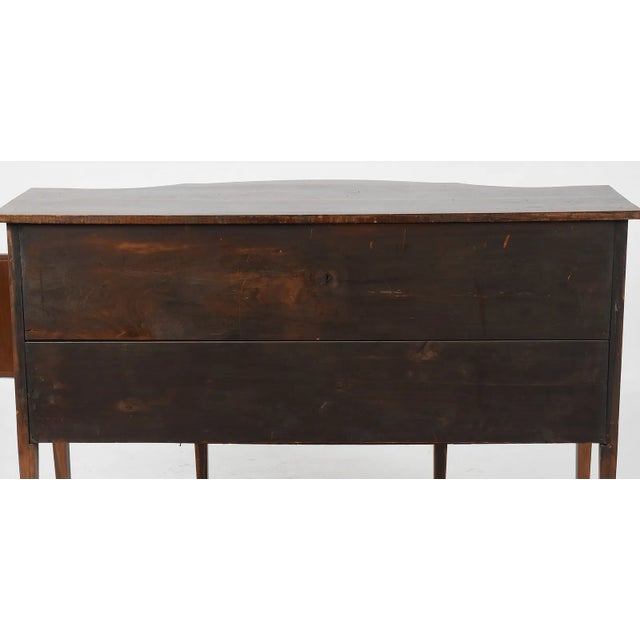 Late 19th Century Federal Revival Inlaid Mahogany Sideboard With Serpentine Front For Sale - Image 10 of 11