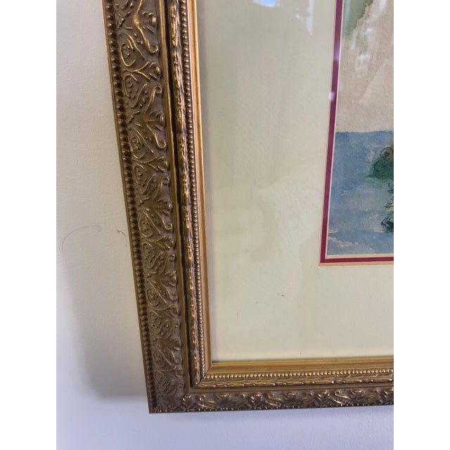 Green Chinoiserie Figural Print For Sale - Image 8 of 9