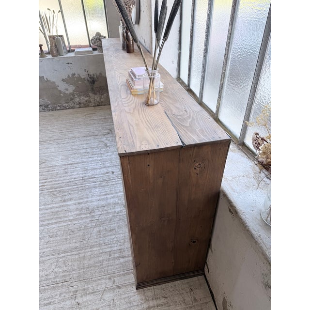 Pine and Oak Sideboard with Glass Doors, 1950s For Sale - Image 14 of 18