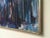 Metal Large Signed Abstract Expressionist Painting by Schaeffer in Custom Silver Frame For Sale - Image 7 of 9
