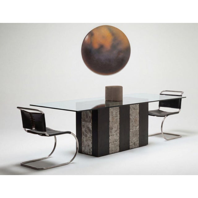 Animal Skin Pair of Ludwig Mies Van Der Rohe for Knoll Mr10 Chairs 1970 C. For Sale - Image 7 of 14