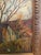 1952 Original Oil Painting Pocono Mountains Landscape: The Eric Danisch Estate Barn, Scotrun Pa For Sale - Image 13 of 16