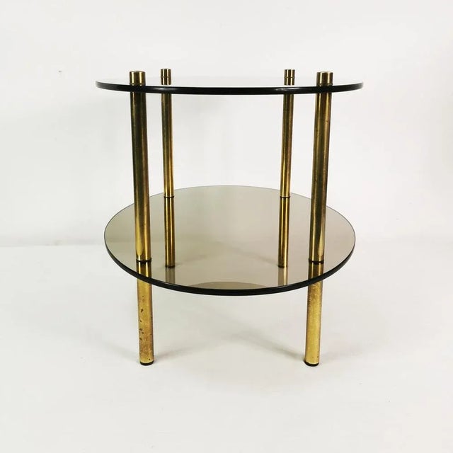Minimalist Oval Side Table, Germany, 1960s For Sale - Image 10 of 13