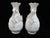 White Parian Bisque Porcelain Raised Wheat & Grape Pattern Handled Vase Pair For Sale In Portland, OR - Image 6 of 11