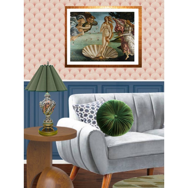 Mid-Century Capodimonte Pierced Porcelain Cherub Table Lamp For Sale - Image 10 of 12