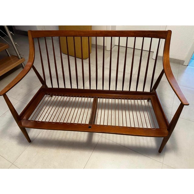 1950s Danish Teak Sofa by Peter Hvidt for France & Søn / France & Daverkosen, 1950s For Sale - Image 5 of 7