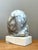 This vintage abstract marble sculpture is a striking example of Mid-Century Modern design, where organic form and natural...