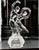 A pair of vintage 24% lead crystal dancers from Royal Crystal Rock, Italy. from the Crystal and Dance line, this sculpture...
