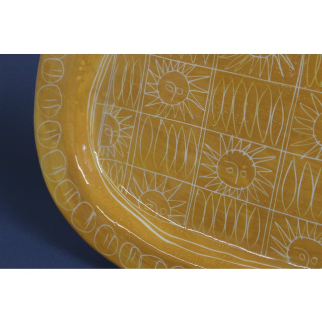 Vintage French Ceramic Platter by Jacques Pouchain, 1950s For Sale - Image 13 of 18