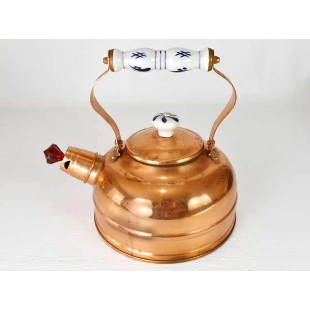 1970s Vintage Copper Tea Kettle | Chairish