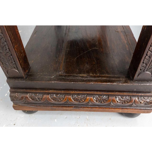 Vintage Console Table in Oak, 1890 For Sale - Image 9 of 17
