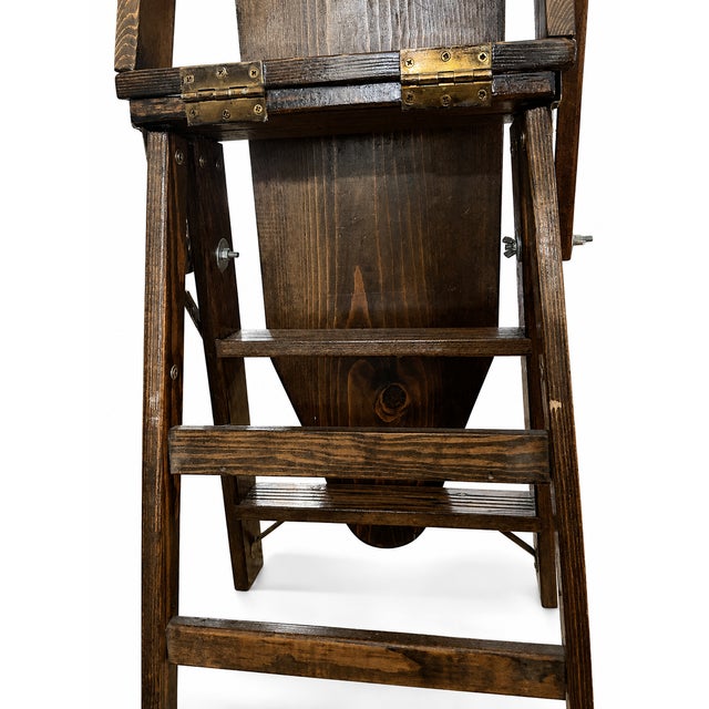 Vintage Jefferson Bachelor’s Chair, 3-in-1 Ladder and Ironing Board For Sale - Image 4 of 5