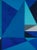 Blue - "Dreamscape" Series No. 01, Contemporary Abstract, Large Canvas Art Print For Sale