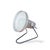 Contemporary Mid-Century Industrial Plastic Cone Light with Sculptural Accent, 1970s For Sale - Image 3 of 9