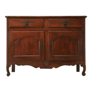 c.1800 French Louis XV Style Buffet Cherrywood Sympathetic Restoration For Sale