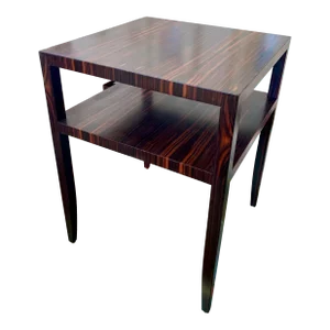 Todd Hase Michel Macassar Ebony Side Table (Original Floor Sample)