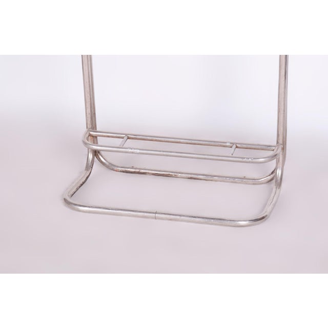 Vintage Bauhaus Wall Shelf in Chrome-Plated Steel, 1930s For Sale - Image 4 of 9