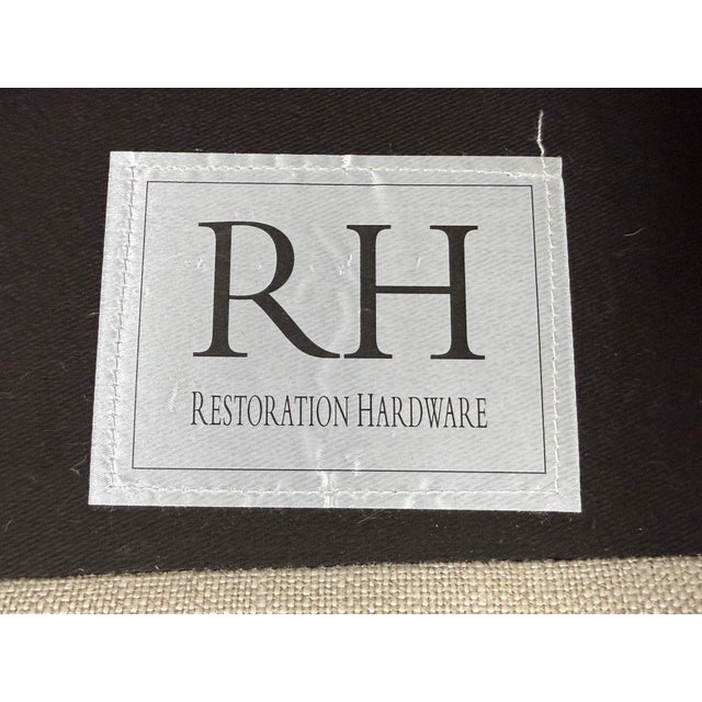 Restoration Hardware Belgian Track Arm Sofa For Sale - Image 11 of 12
