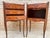 Early 20th Century French Marquetry and Iron Hardware Bedside Tables or Nightstand, A Pair For Sale - Image 9 of 18