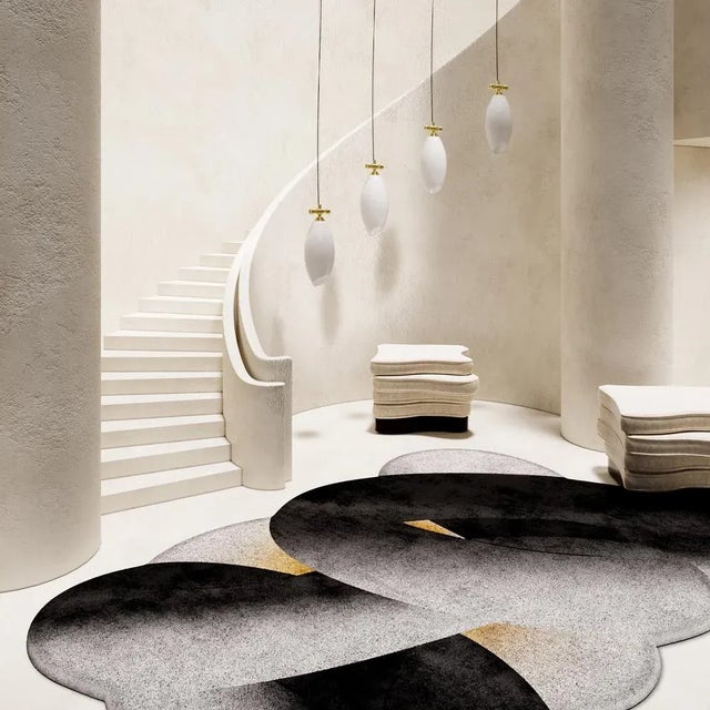 White Cadiz Stool by HOMMÉS Studio For Sale - Image 8 of 9