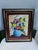 Up for consideration is a beautiful vintage framed floral arrangement in a vase painting. This would look lovely in your...