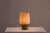 This sculptural ceramic table lamp was designed by ceramist Renée Neue for Hutschenreuther and handcrafted in West Germany...