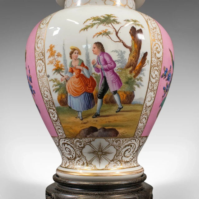 1970s Vintage Ceramic Decorative Lamp For Sale - Image 9 of 13