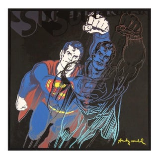 1986 Carnegie Museum of Art After Andy Warhol "Superman" Lithograph For Sale