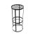 Industrial Woven Iron Seat Bar Stool For Sale - Image 3 of 3