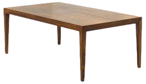 Rosewood Coffee Table by Severin Hansen for Haslev Møbelsnedkeri
