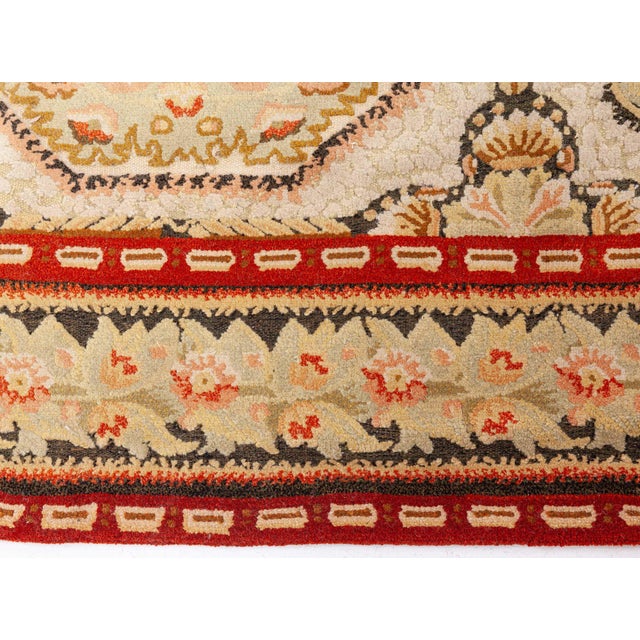 This Modern Bessarabian High and Low Rug presents a striking interplay of texture and color, reinterpreting a traditional...