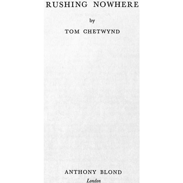 Traditional "Rushing Nowhere" 1958 Chetwynd, Tom For Sale - Image 3 of 4