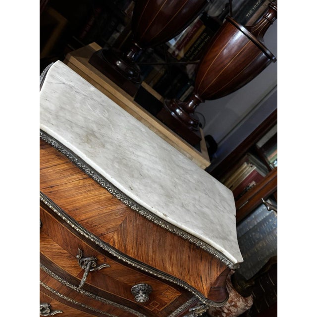 Brown Napoleon III Chests of Drawers, 1800s, Set of 2 For Sale - Image 8 of 15