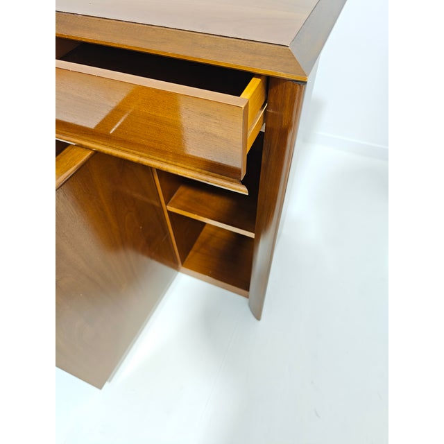 Vintage Wooden Coat Hanger with Mirror and Cabinet, 1960s, Set of 3 For Sale - Image 18 of 18