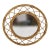 Circular Rattan Wall Mirror, 1950s For Sale - Image 6 of 6