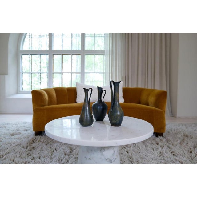 Rörstrand Swedish Ceramic Vessels by Gunnar Nylund for Rörstrand, 1950s, Set of 3 For Sale - Image 4 of 15