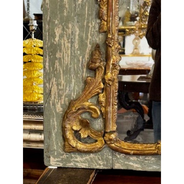18th Century French Trumeau Mirror For Sale - Image 4 of 9