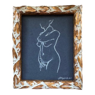 2025 Original Jess Blazewski Nude Figure, Framed For Sale