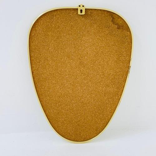 Mid-Century German Asymmetric Brass Mirror, 1960s For Sale - Image 10 of 11