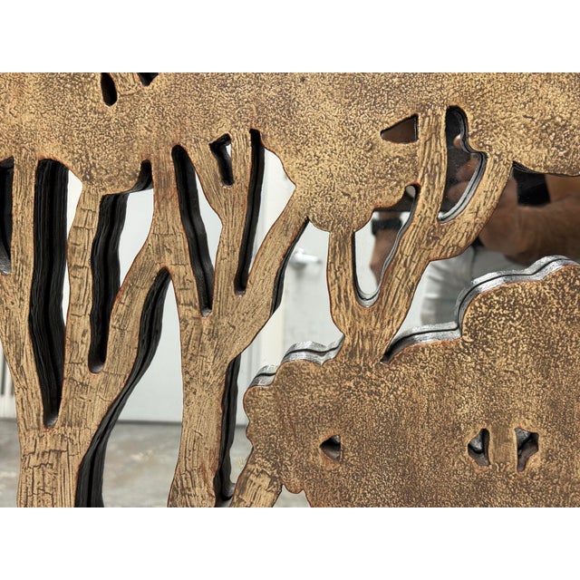 Wood Artdreams Home Trees Decorative Wall Mirrors, Pair For Sale - Image 7 of 12