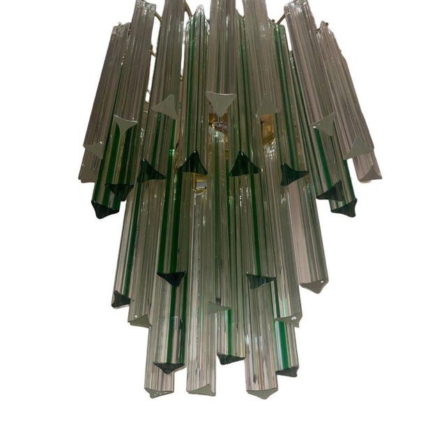 1960s Italian Venini Murano Crystal Tri-Glass Prism Wall Sconces - Set of Four For Sale In Los Angeles - Image 6 of 9