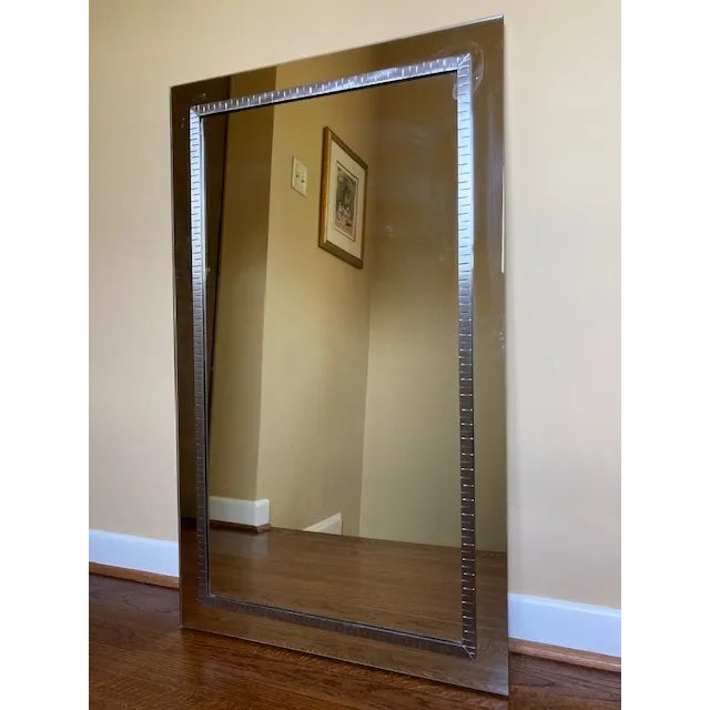 Metal Contemporary Overlay Renwil Mirror For Sale - Image 7 of 7