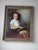 Early 19th Century Realism Seated Boy Portrait Oil Painting by Margot Clark (Signed "Vargoss") – 34" X 41 For Sale - Image 9 of 15